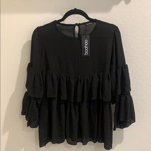 Boohoo Ruffles Blouse